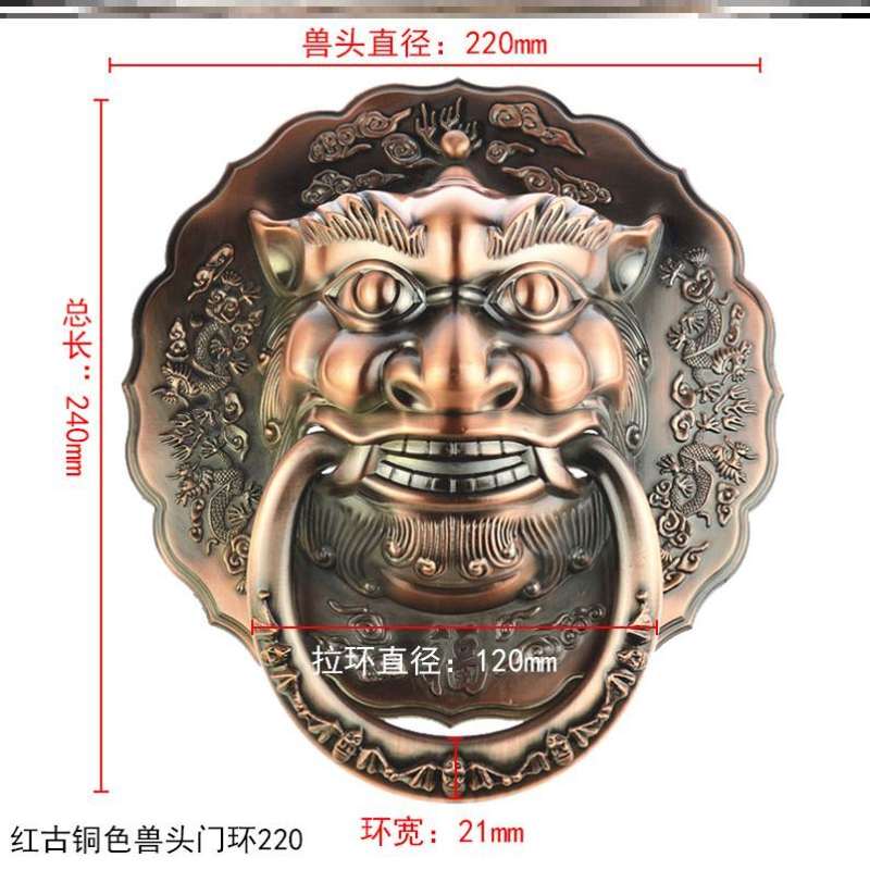 大门装饰配件大门配件铁艺花样伸缩门五金件农村大铁门装饰花把手