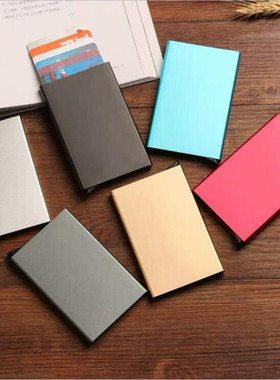 ravel ID Cardholder Women Rfid Wallet Metal Case Porte Carte