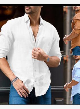 shirt for men cotton white shirt aloha shirts long sleeve