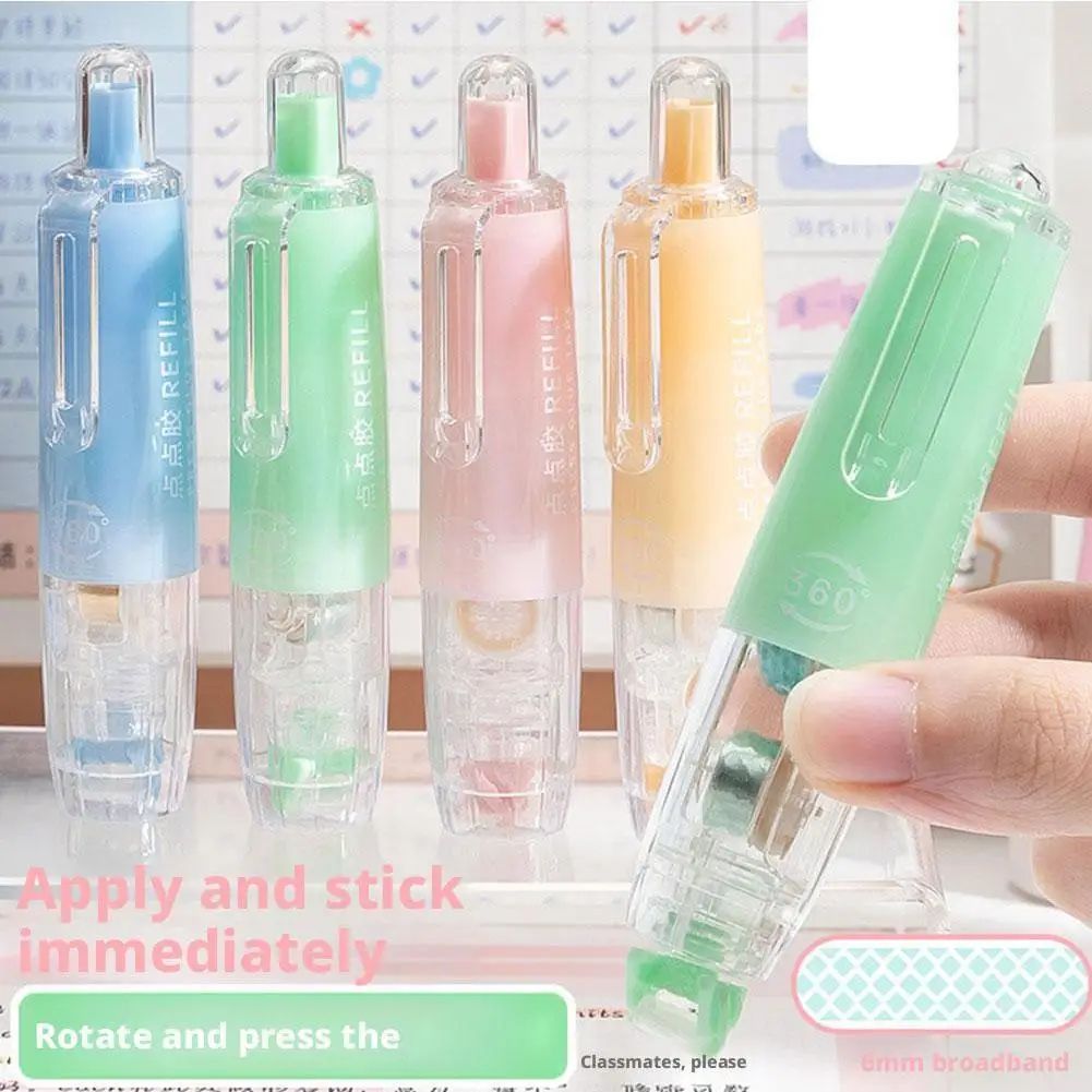 5m*6mm Cute Dots Glue Tape DIY Scrapbooking Collage Photo Al