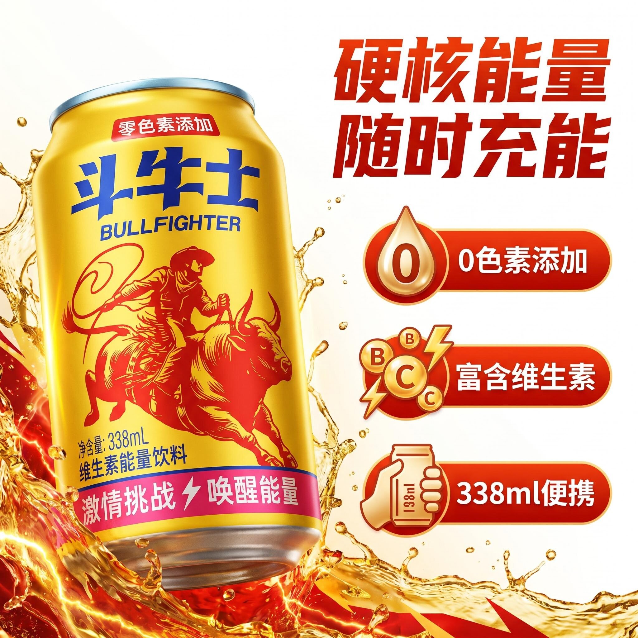 优福源维生素能量饮料零色素