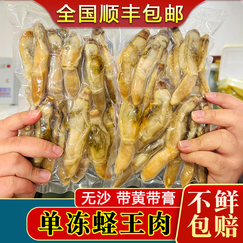 蛏子肉去壳蛏王肉超大竹蛏子新鲜竹节蛏子鲜活现剥贝类海鲜3斤