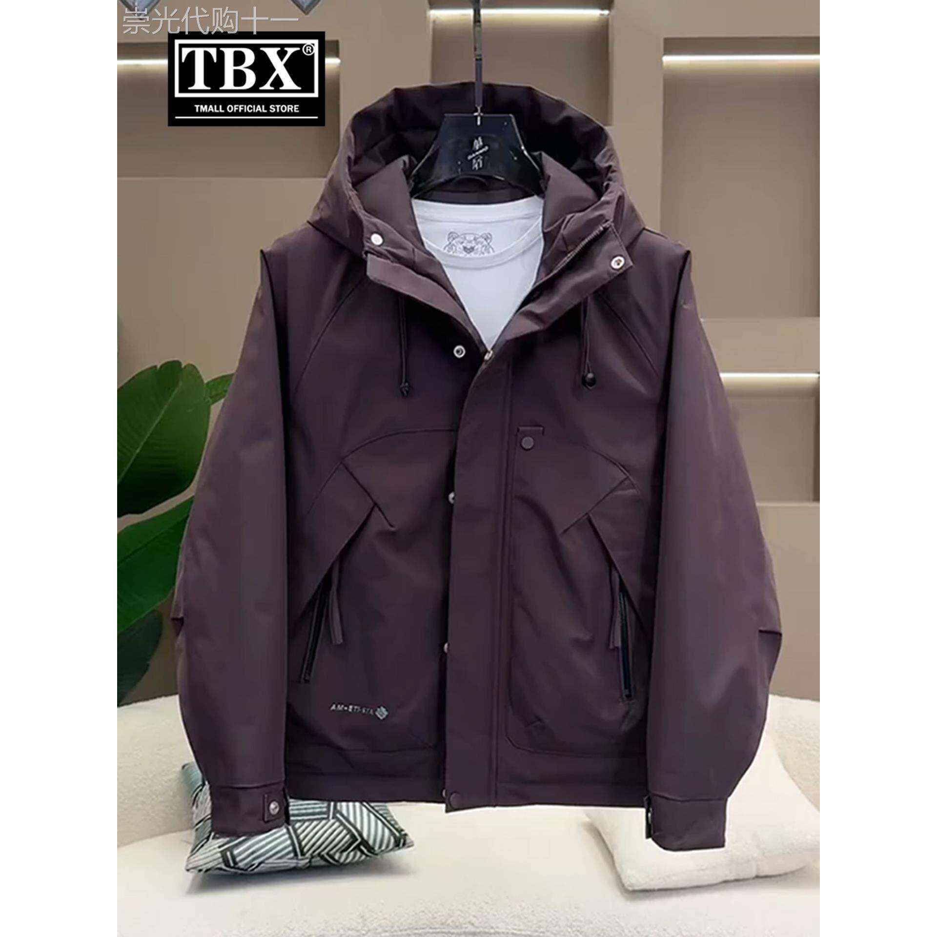 高端男士冲锋衣外套2025新款爆款秋冬季加厚二棉夹克棉服男款棉衣