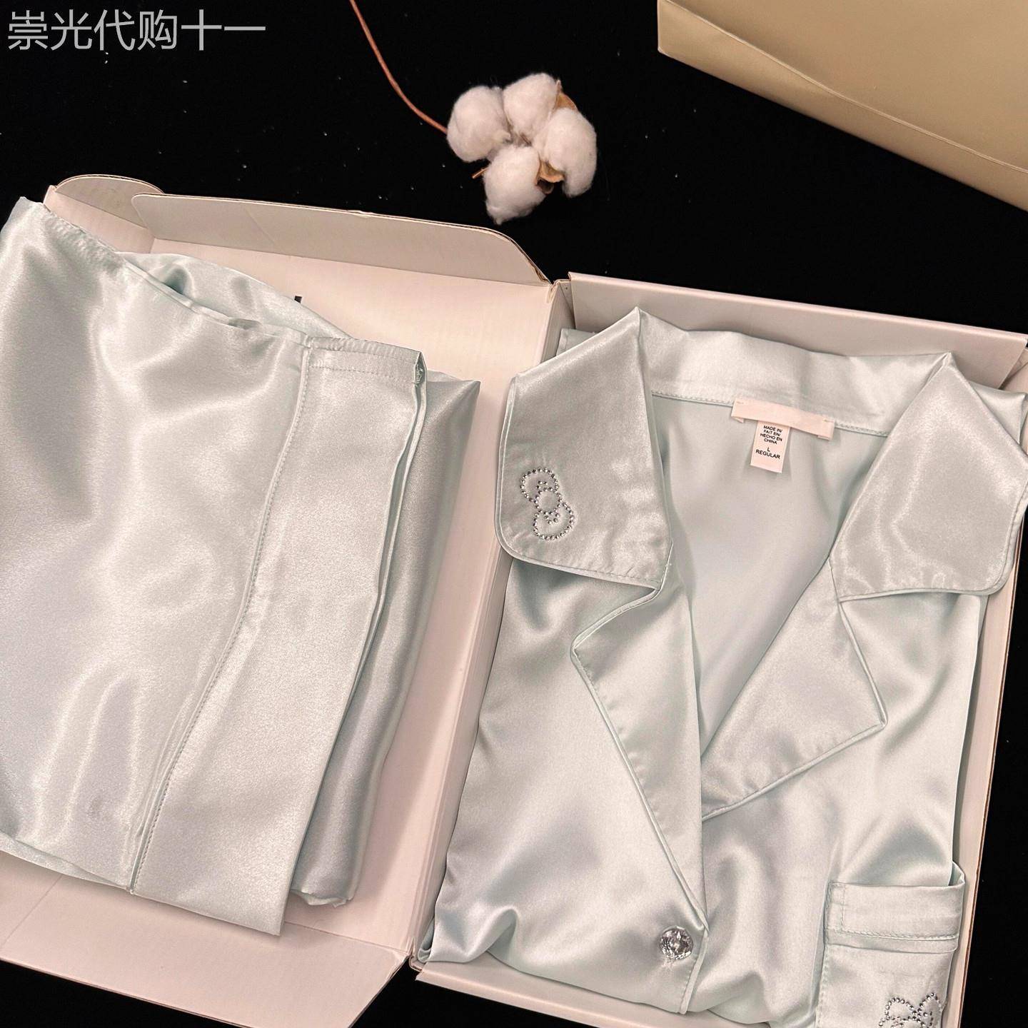 GP Madam 送女友闺蜜姐妹礼物2025春秋季kitty睡衣女款冰丝家居服