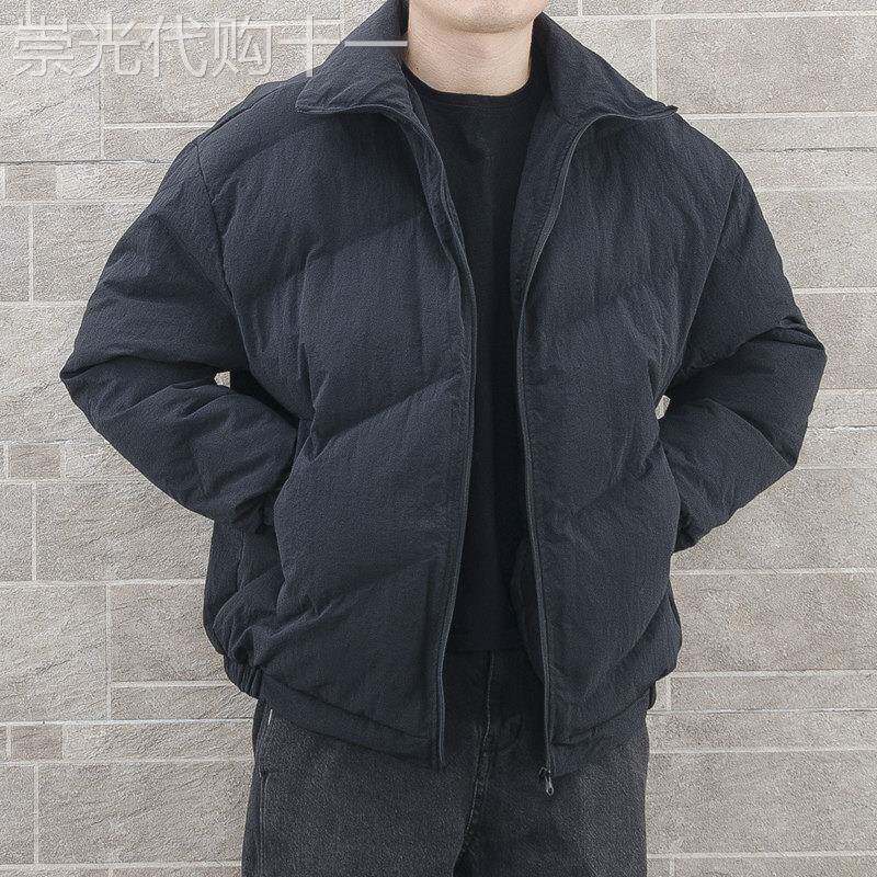 羽绒服男冬季2025年新款轻薄短款加厚棉服潮牌日系男士羽绒棉外套