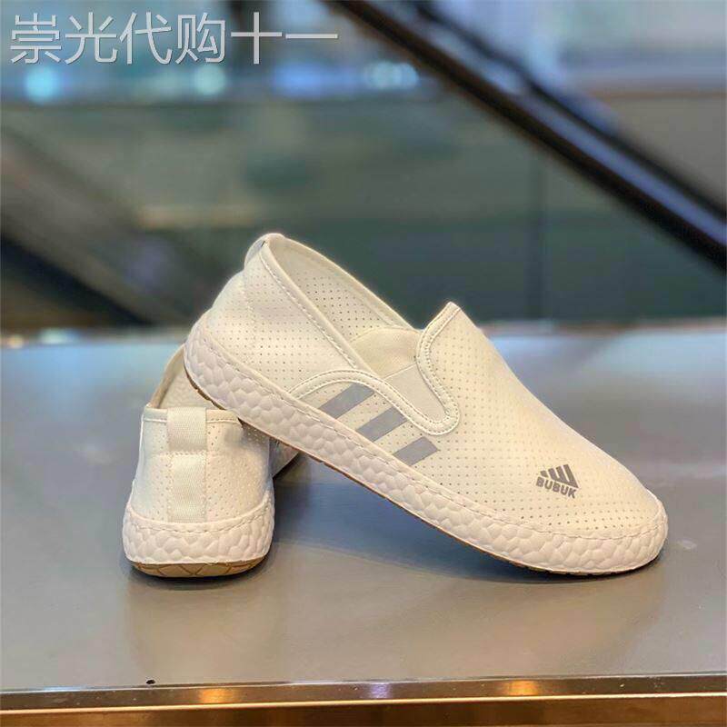 男鞋夏季新款低帮弹力布软底轻便一脚蹬板鞋韩版涉水鞋休闲潮男鞋