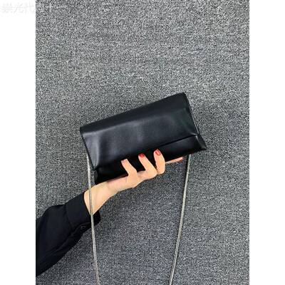 Candle Knock软皮小方包女新款高级感真皮链条包包百搭单肩斜挎包