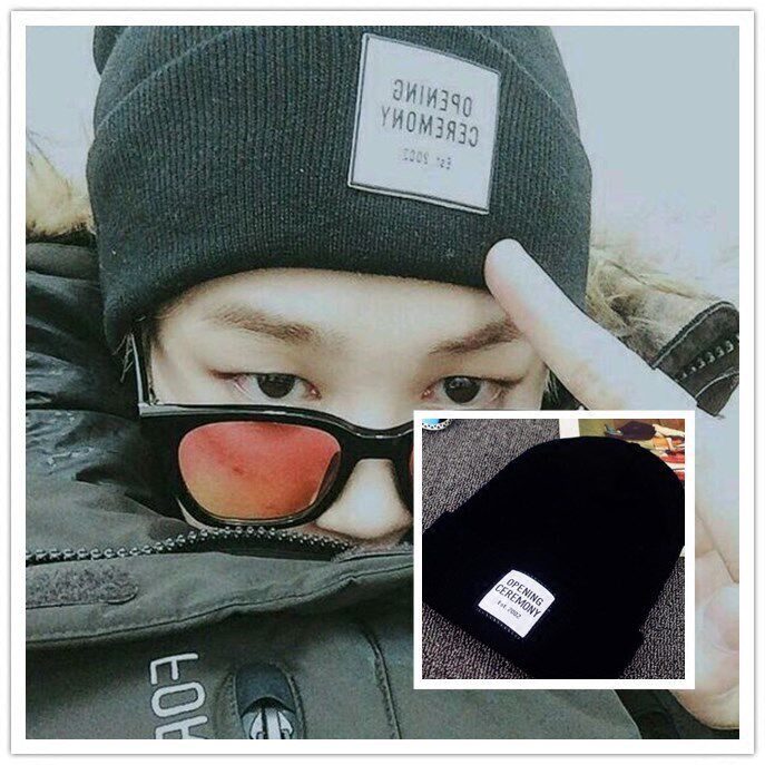 BTS Bombproof Youth Regiment Jimin Same item Patch Knitting Wool Hat men and women Korean Editionin the Accessories/Leather belt/Hat/Muffler , Hat  category - from Buy2taobao.com to provide professional Taobao agent buy service