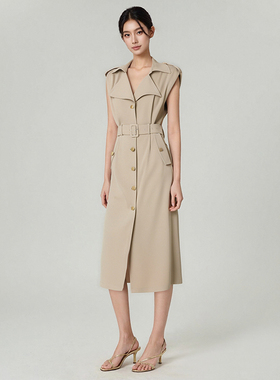 2025年夏季新款设计感爆款气质收腰短袖连衣裙SHBZW651790