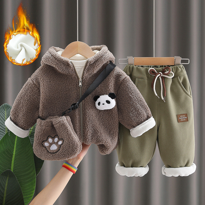 洋气棉两件套秋冬送包包划算