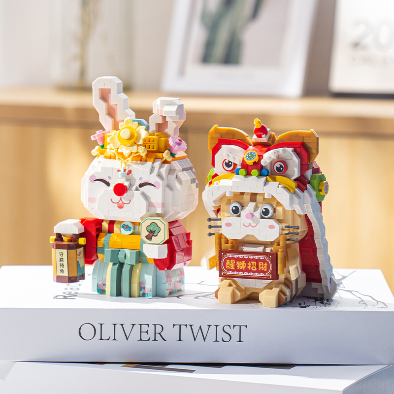 俐智LOZ积木微钻小颗粒拼