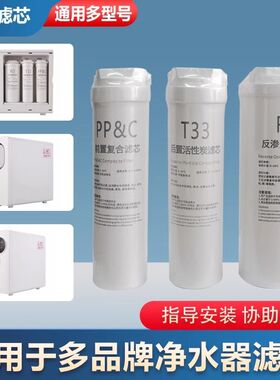 适用于龙巍美大浩泽净水器滤芯前置复合后置活性炭新飞净水器507A
