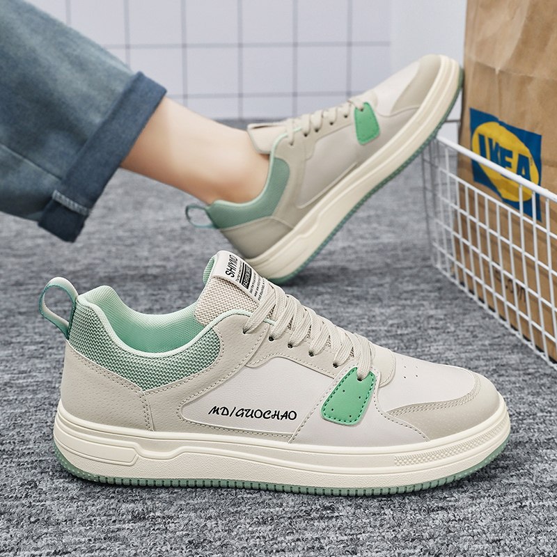 春季休闲防滑板鞋男款2026新款运动鞋子百搭休闲鞋休闲透气软底鞋