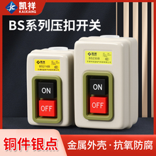 BS211B/216B/230B动力控制按钮开关三相电机启动按钮押压扣开关