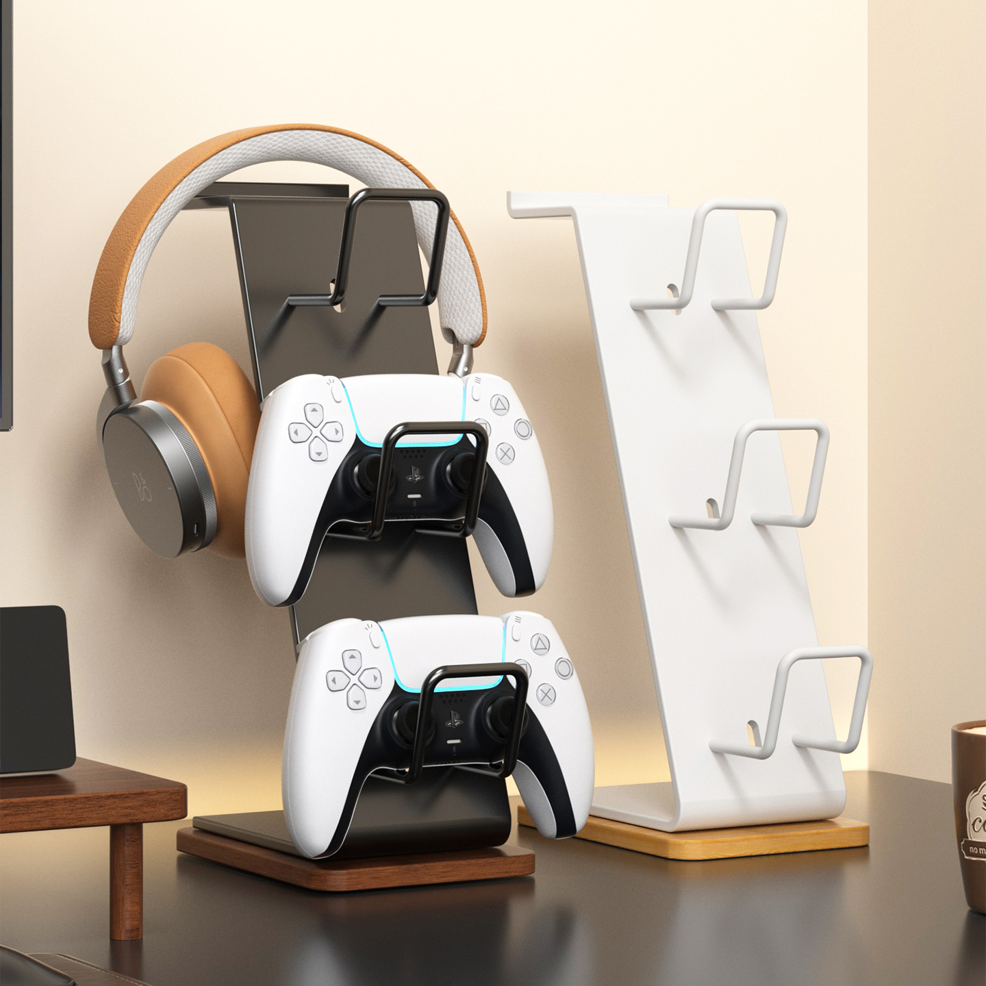 通用游戏机手柄支架PS5耳机挂架