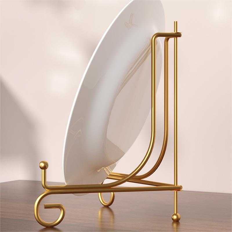 圆盘摆件盘子瓷盘架展示架