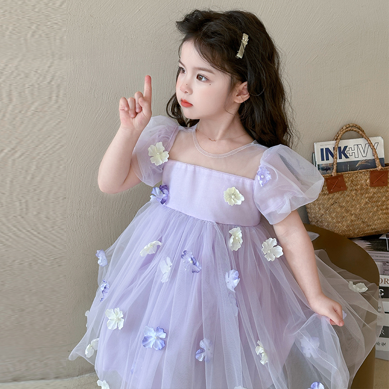 儿童连衣裙夏纱裙夏装森系流行舒适舒服潮服夏新潮款韩范服饰网红