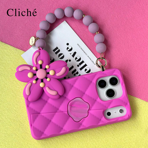 CLICHE17PM樱花小香风硅胶手机壳