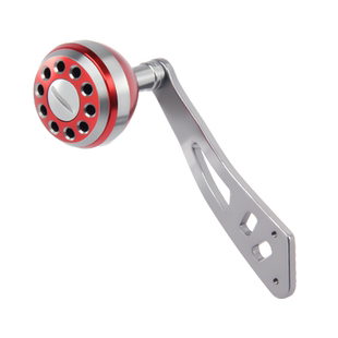 水滴轮鼓轮通用金属手柄摇臂配件改装摇柄球丸握丸单摇把海钓路亚