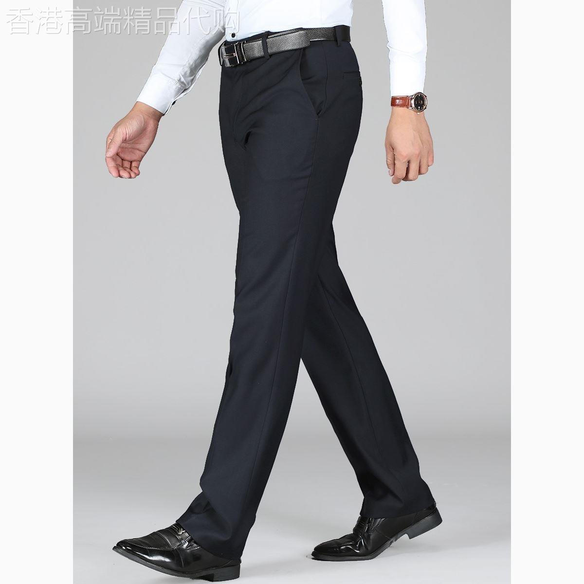 四季款~西裤男士工作裤西装裤商务男裤制服裤子直筒宽松通勤百搭