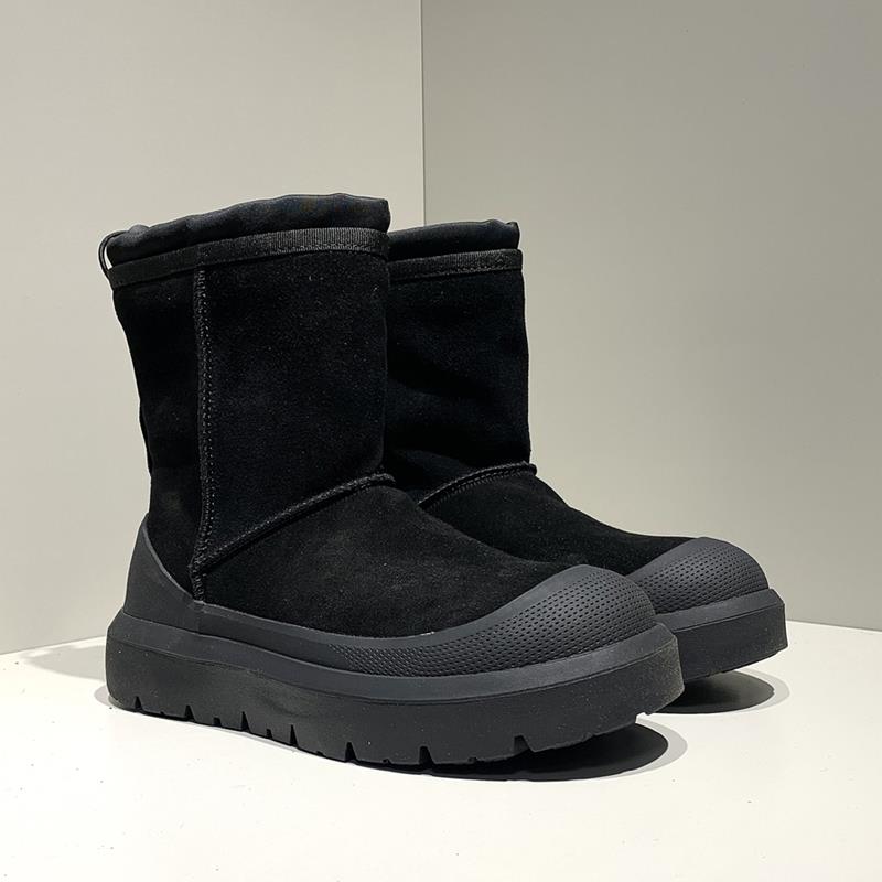 stmmmr每个细节都恰到好处～大棉雪地靴男女加绒一脚蹬防滑情侣暖