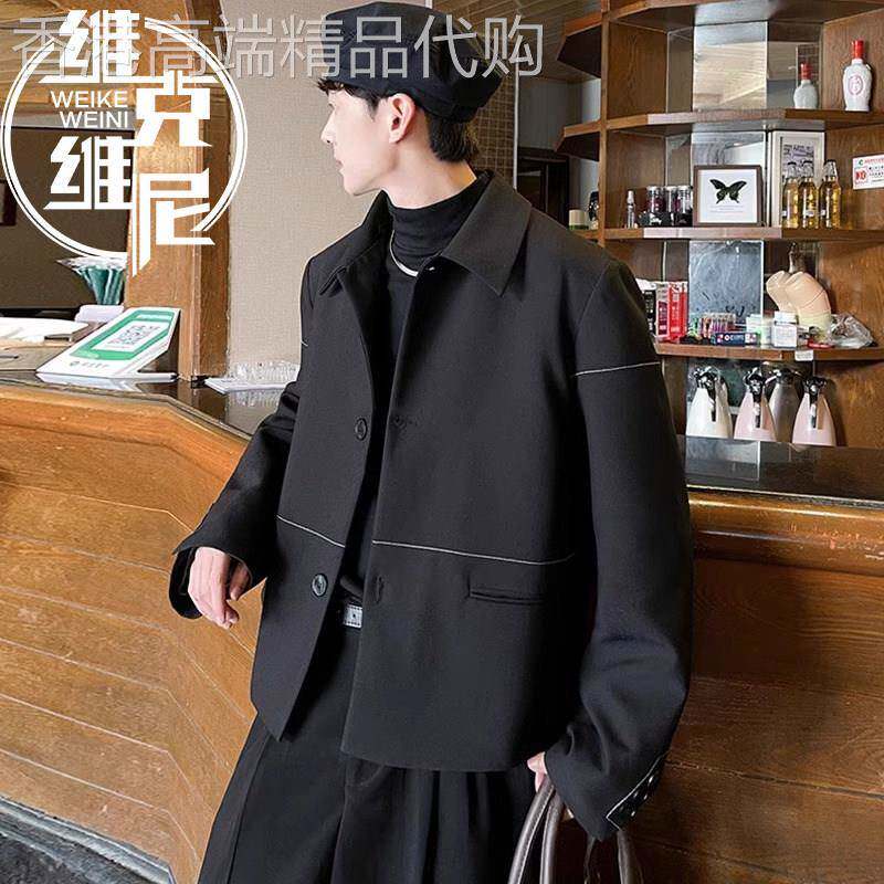 西装外套男士2026年春秋新款美式潮牌休闲帅气高级感轻熟风小西服