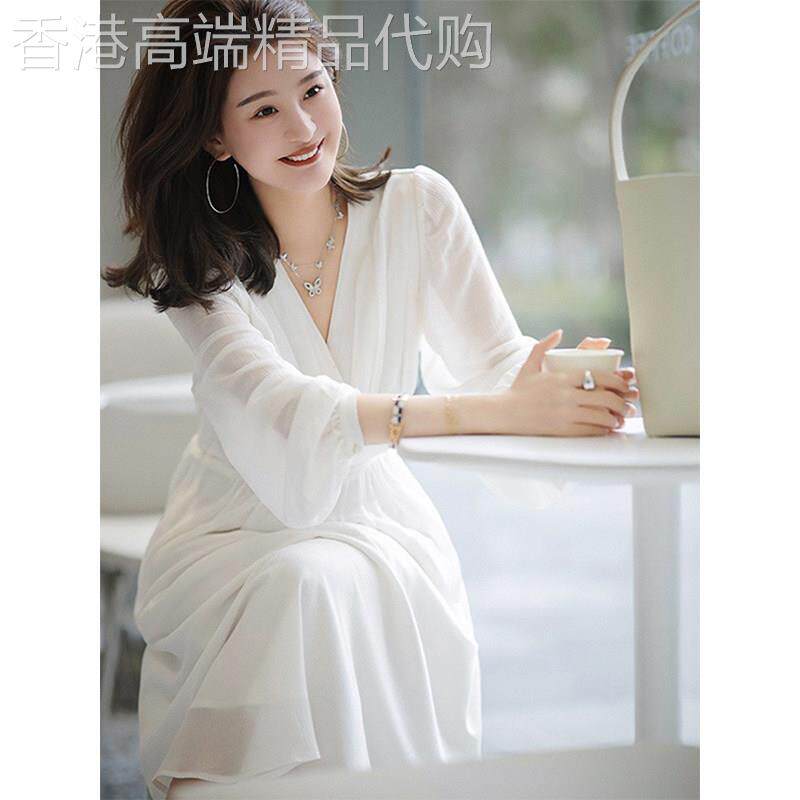 御姐高级感女装优雅连衣裙温柔风高级感夏通勤轻熟天丝茶歇女神范