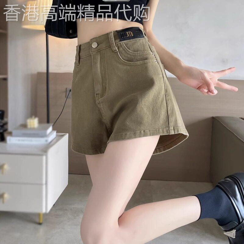 高腰软牛仔短裤女款夏季2026年新款爆款欧货a字时尚美式热辣短裤