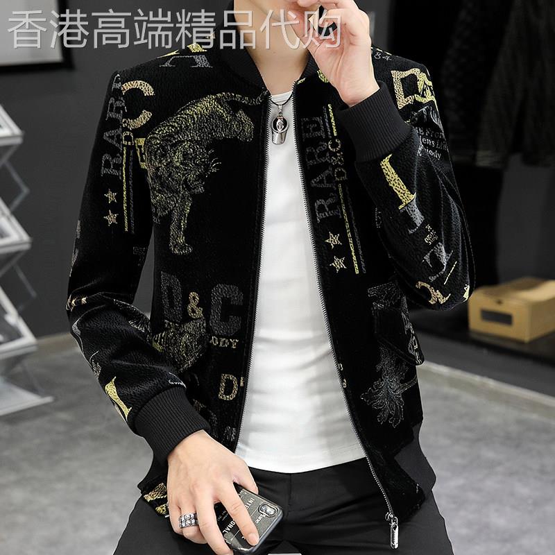 香港夹克男2025新款春秋季轻熟风帅气棒球服外套男士修身个性上衣