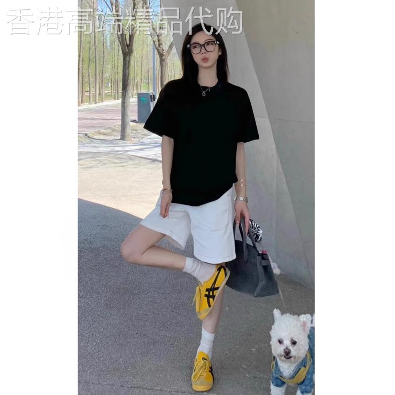 白色牛仔短裤女2026新款夏季薄款高腰宽松休闲小个子显瘦直筒裤子