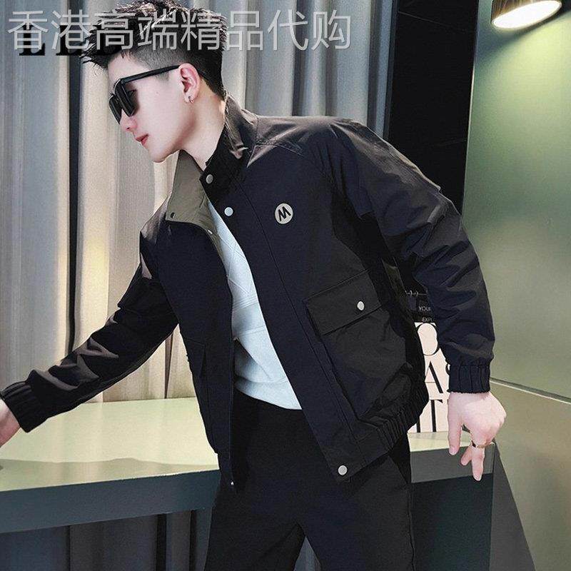 高端加棉加厚夹克外套男款秋冬2025新款潮流防风工装男士棉衣外套