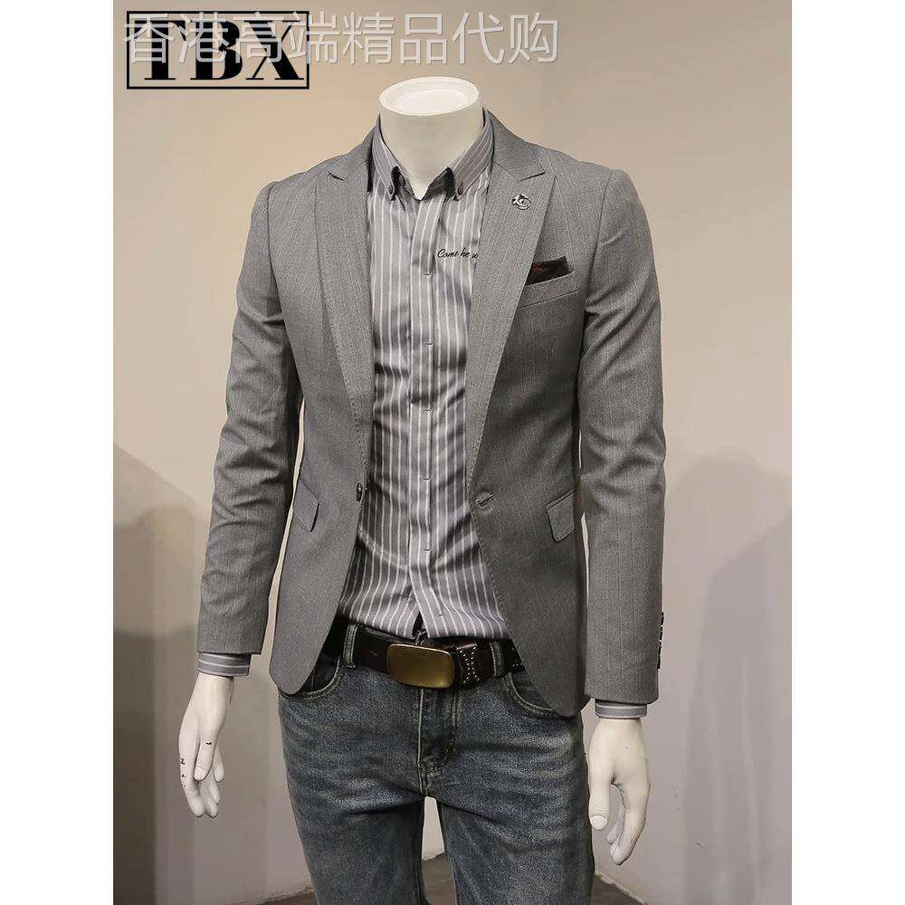 高端商务休闲小西装外套男士春秋季2025新款修身正装西服男款冬装