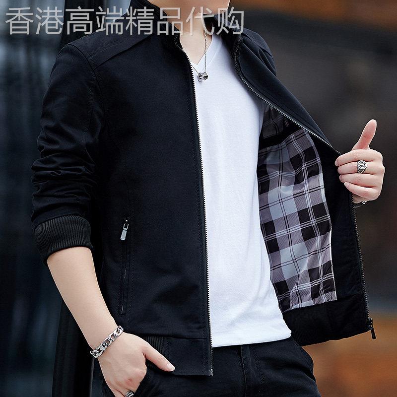 2025新款春秋季男士外套休闲机能工装夹克男装潮流春装纯棉上衣服