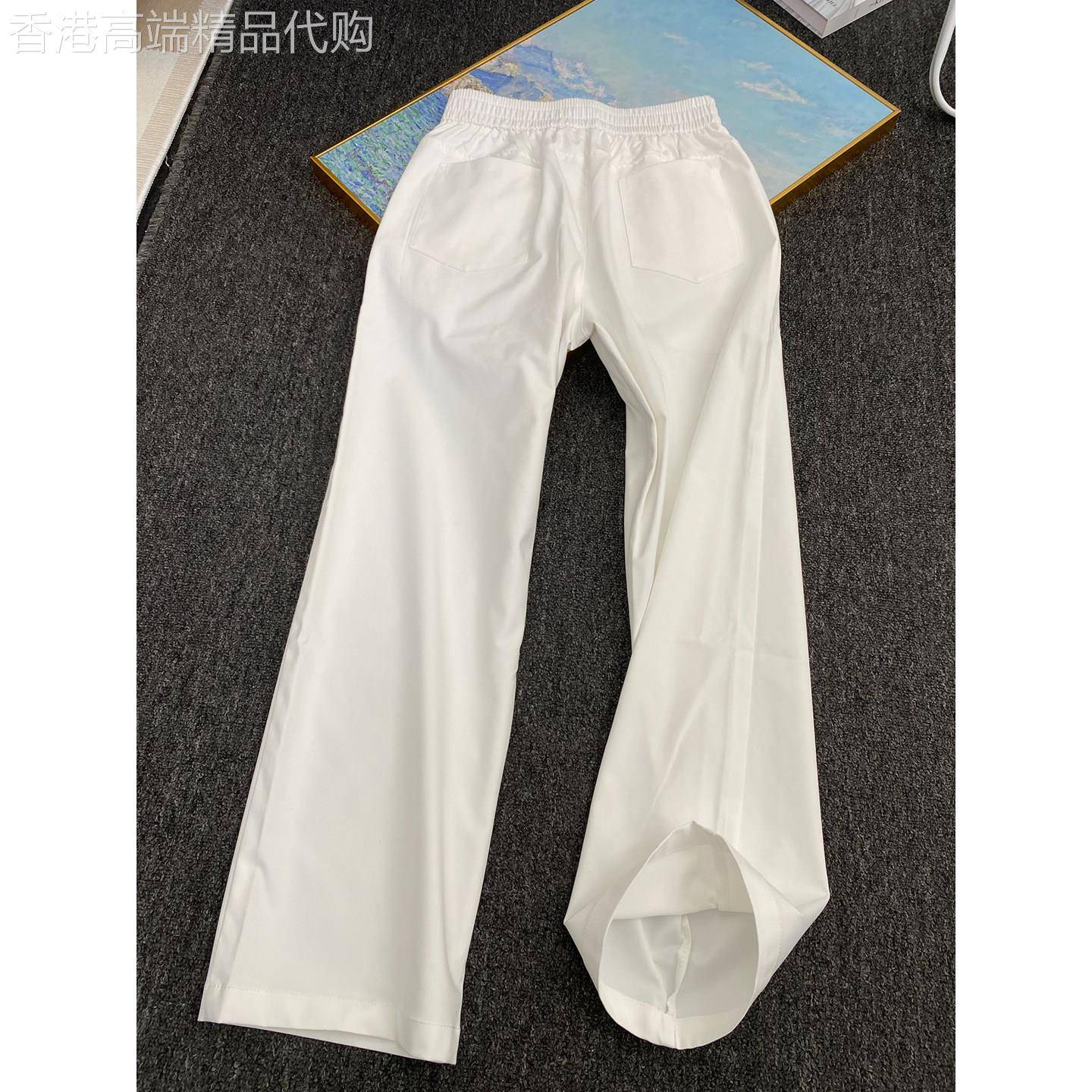 西装裤男士春秋季潮牌宽松直筒西裤高级感百搭纯色阔腿休闲长裤子