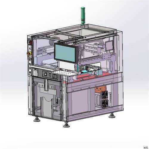 高速智能在线式点胶机 X2548 3D图纸 机械设计素材 SW模型CAD
