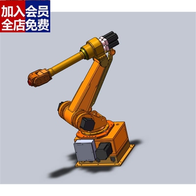 工业机器人/机械手臂/六6轴/含全套3Dsolidworks模型+2D工程图CAD