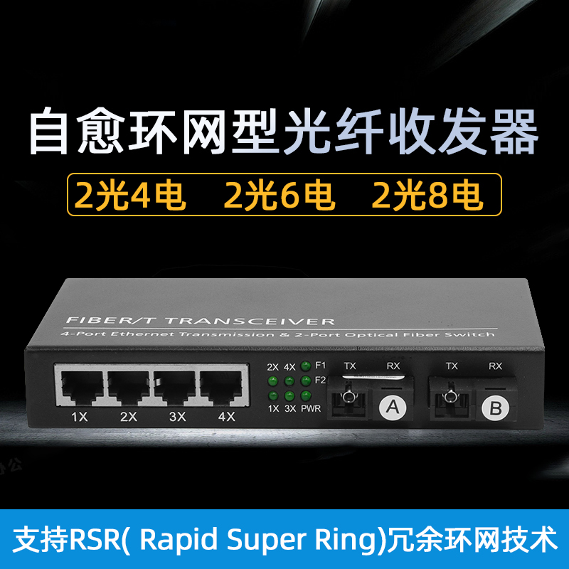 索飞翔+自愈环网收发器