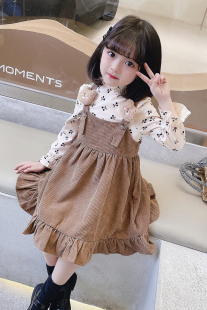 女童秋装连衣裙宝宝双胞胎1一3两2三4四岁小朋友公主裙子女孩长袖