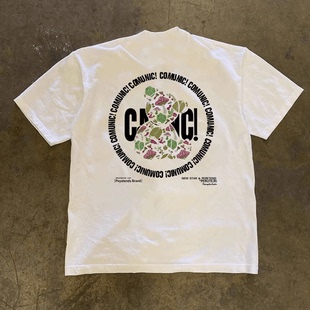 男款 夏季 纯棉圆领时尚 260g个性 男女同款 小众t恤短袖 青年半袖 时尚