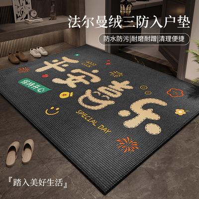2025新款入户门地垫防滑吸水脚垫
