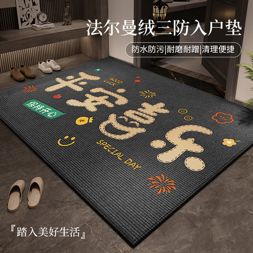 2025新款入户门地垫防滑吸水脚垫