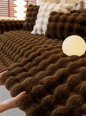 复古轻奢加厚毛绒沙发盖布巾2026新款秋冬一整张全盖坐垫防滑套罩