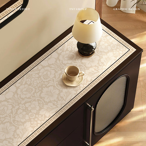 防水防油防烫轻奢高级感餐边柜垫