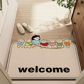 地垫入户门垫门口进门丝圈耐脏免洗pvc蹭土门垫玄关可裁剪地垫