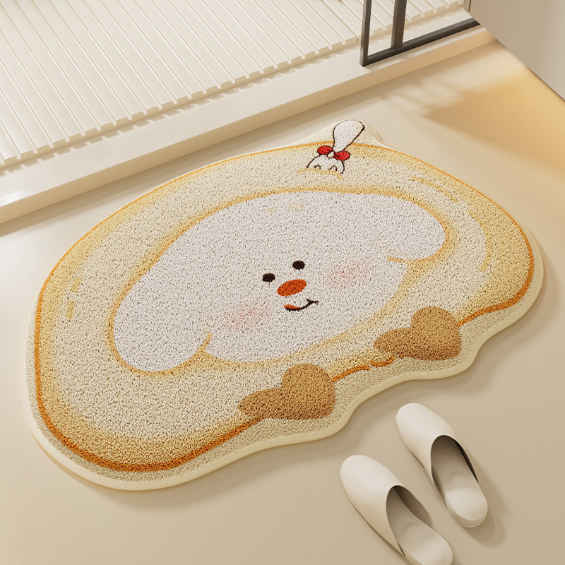浴室地垫可爱卡通仿羊绒地毯卫浴冬季专用吸水防滑脚垫卫生间门垫,居家布艺,家用脚垫,淘宝优惠券,粉丝福利购,淘宝优惠卷