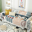 北欧ins风2025新款 通用 沙发巾盖布全盖沙发垫套罩盖毯单三人四季