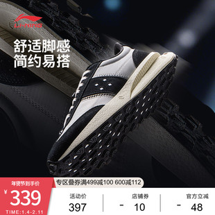 中国李宁轻舟运动鞋男女鞋新款情侣鞋子潮流反光低帮运动鞋