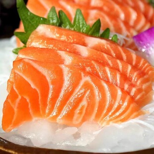 冰鲜挪威三文鱼 新鲜中段大西洋桂鱼刺身生鲜寿司生鲜三文鱼300g