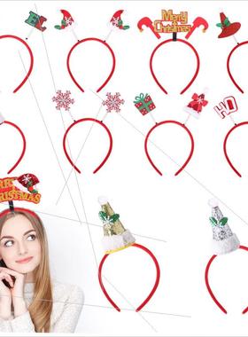 Christmas headband headdress party Christmas decorations