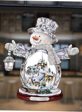 Christmas Tree无品牌/ Rotating Sculpture Train Decoration Wi